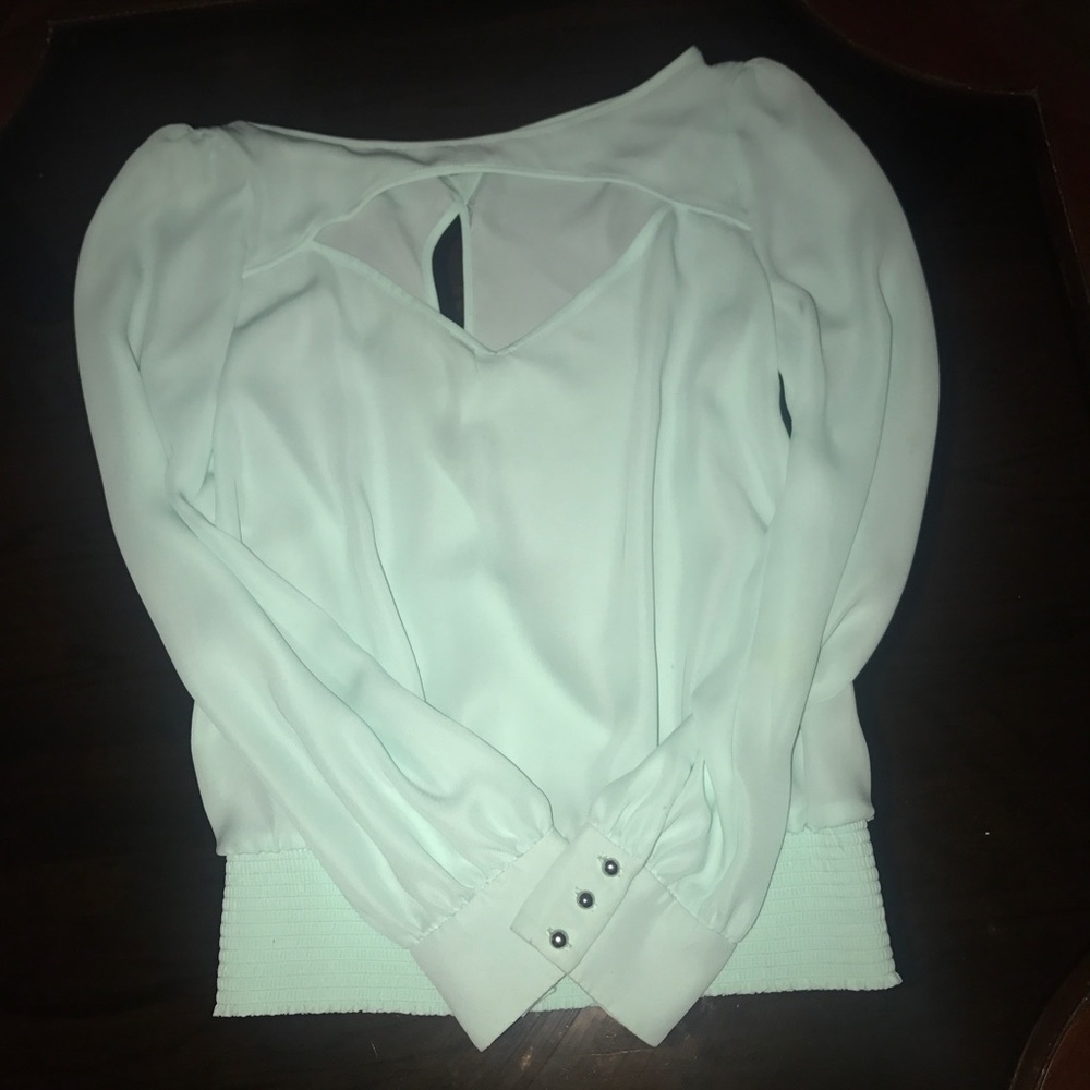 BEBE New Turquoise Blouse